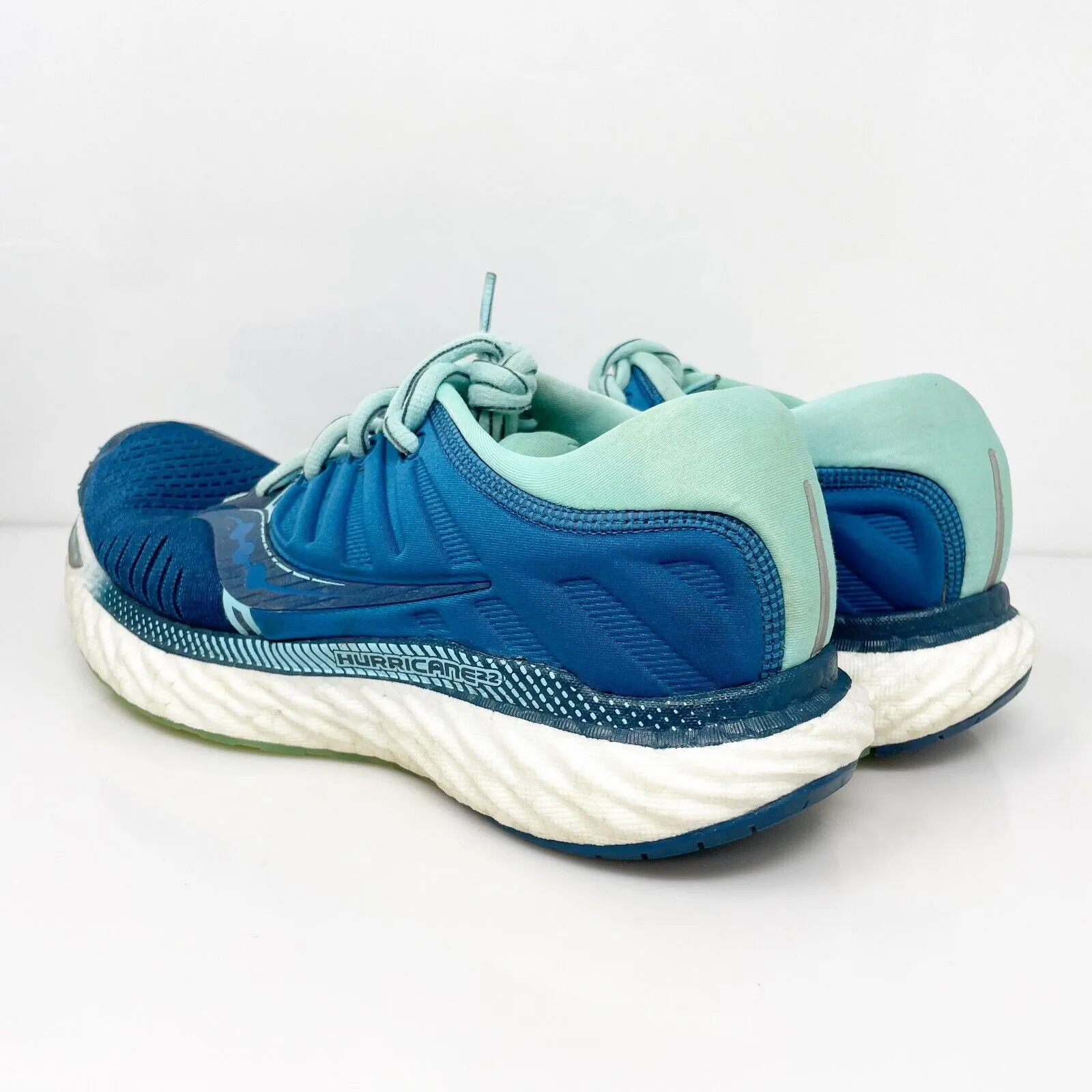 Saucony Womens Hurricane 22 S10544-25 Blue Running Shoes Sneakers Size 7.5