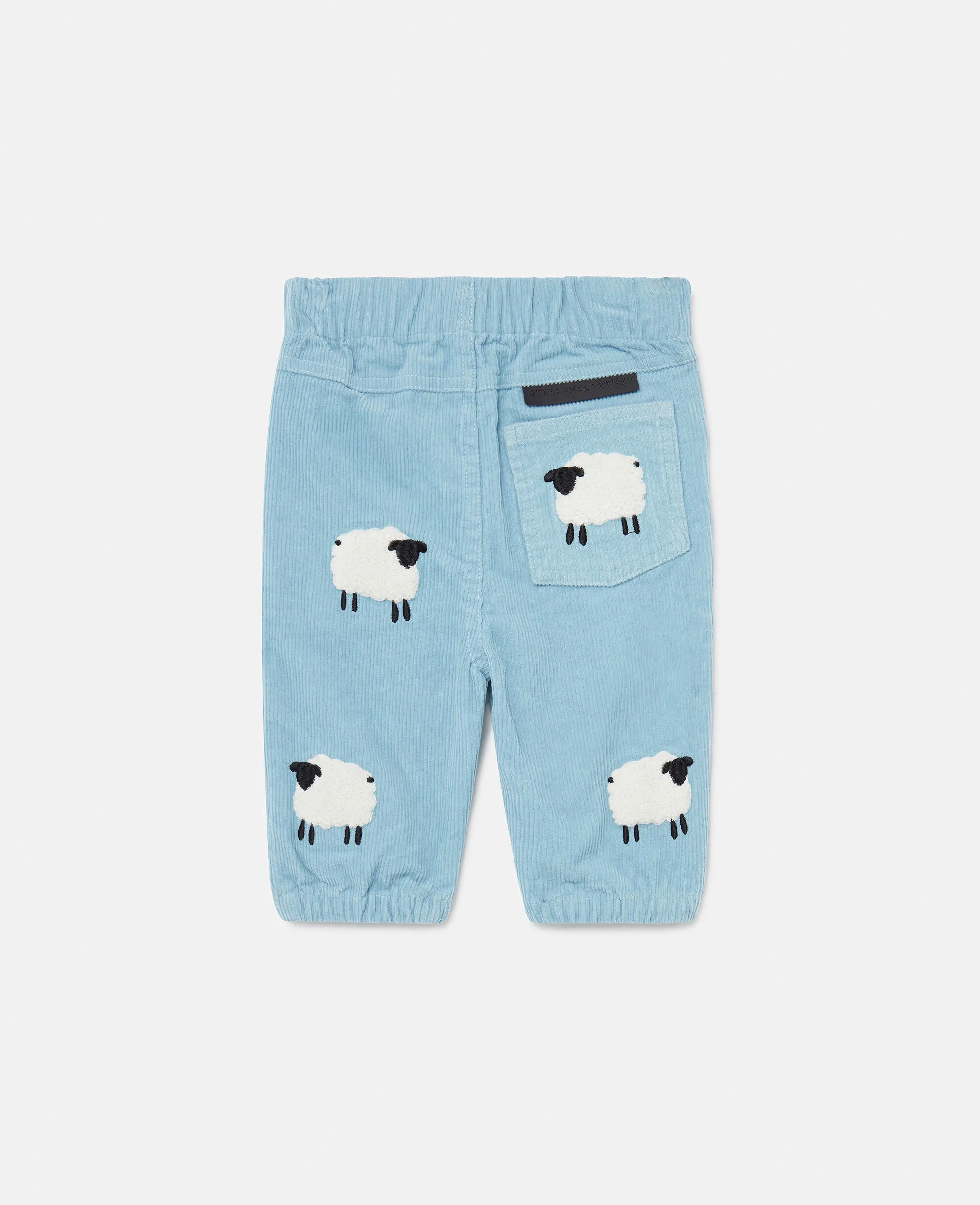 Sheep Pattern Denim Pants