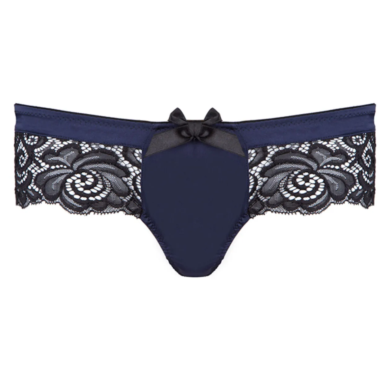 Signature Navy Skirted Brief