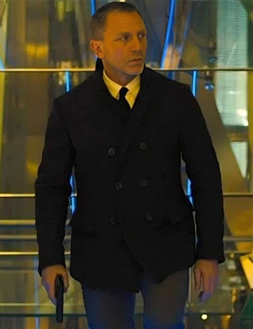 Skyfall James Bond Peacoat - William Jacket