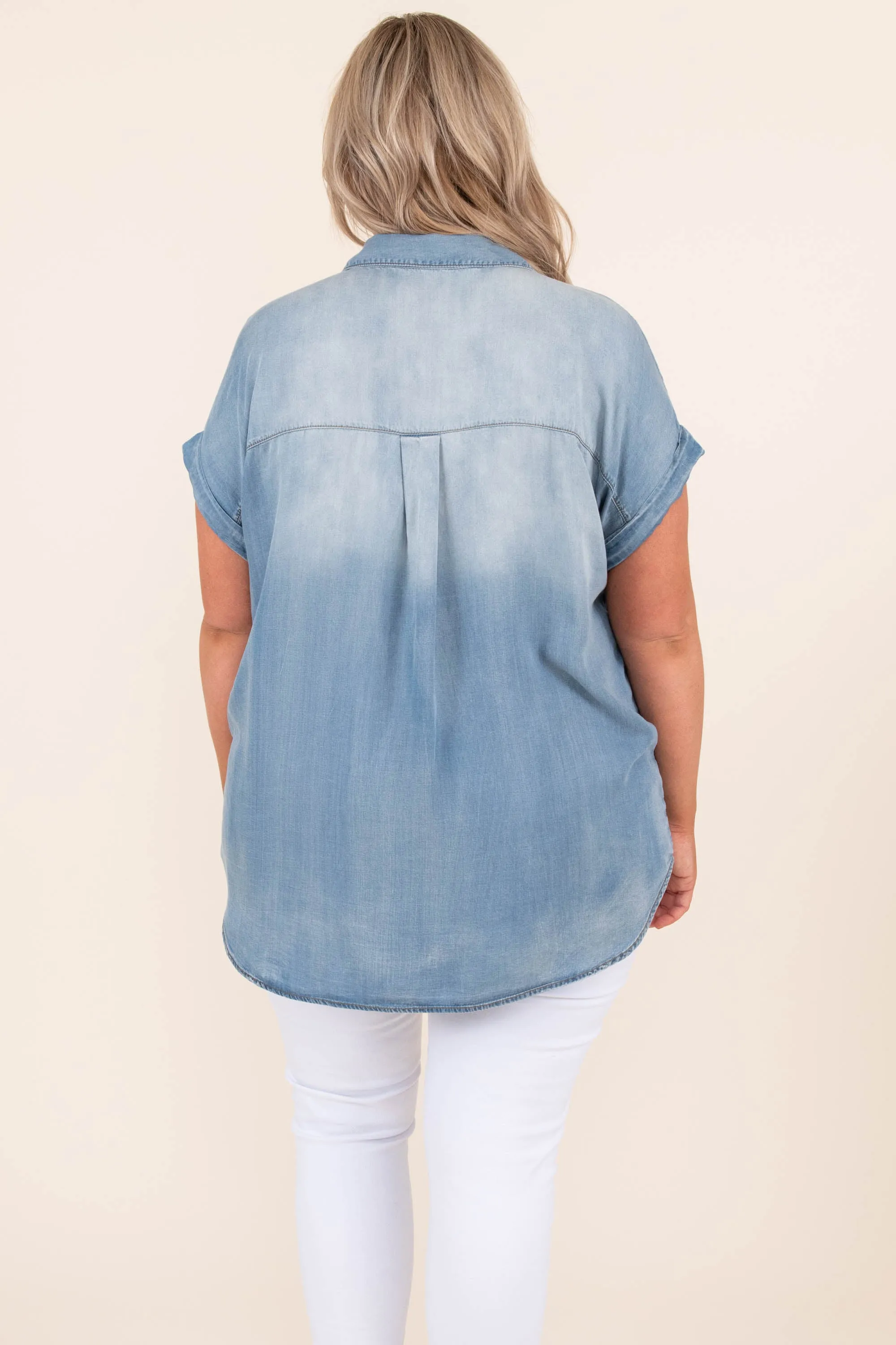 Social Wilds Top, Denim