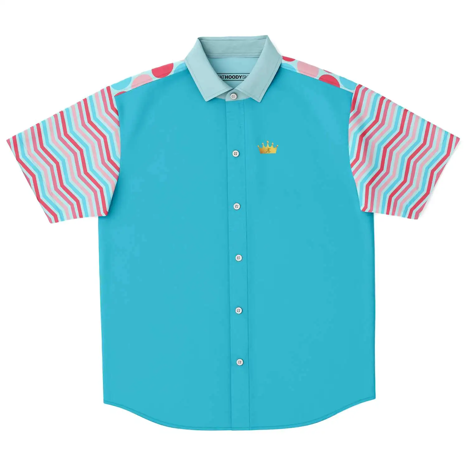 South Beach Short Sleeve Button Down Shirt