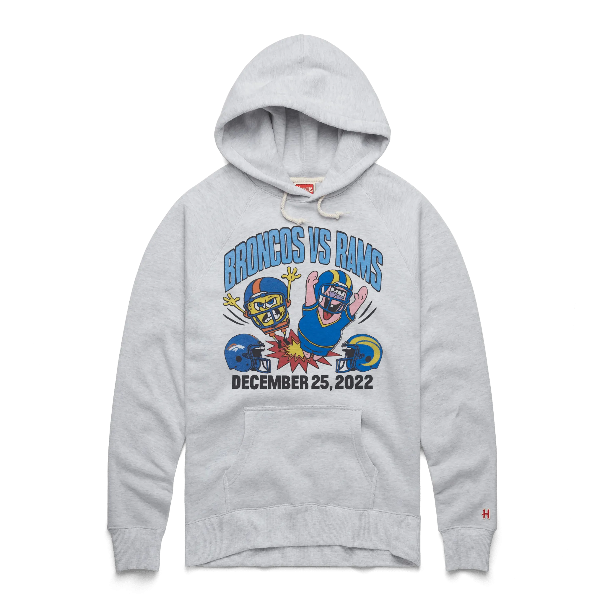 SpongeBob SquarePants and Patrick x Broncos Vs Rams 2022 Hoodie