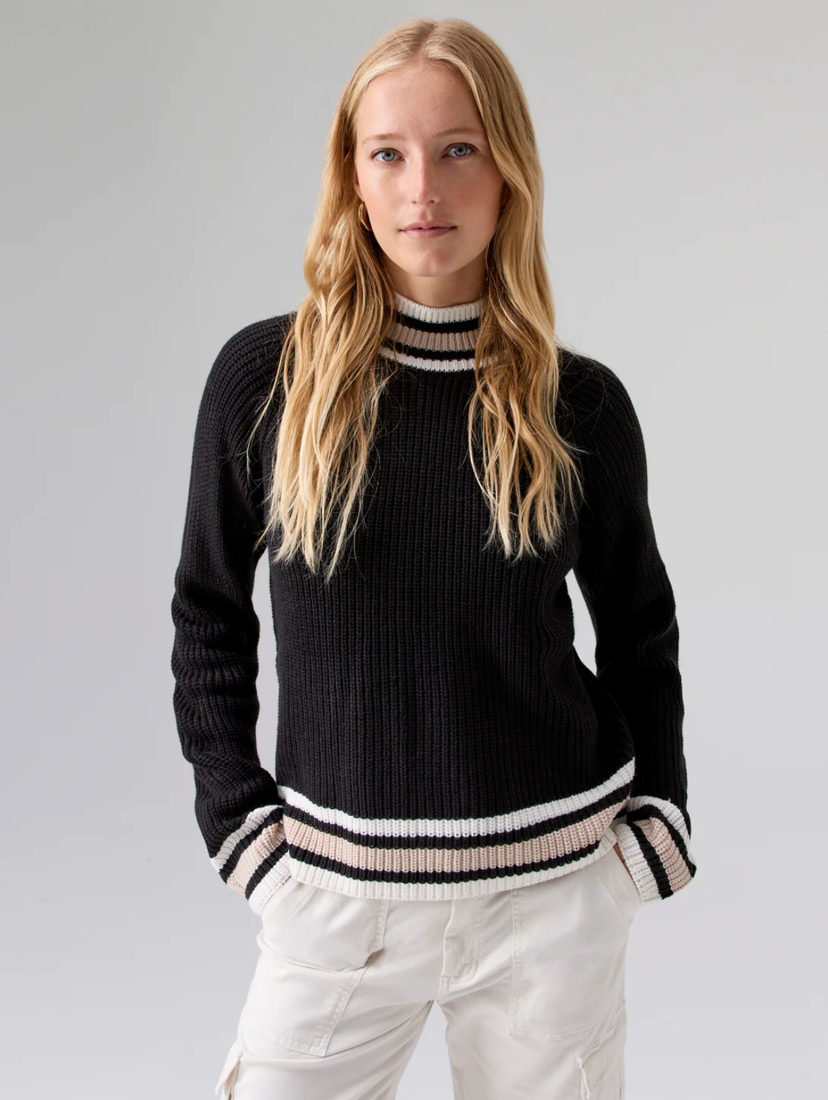 Sporty Stripe Sweater