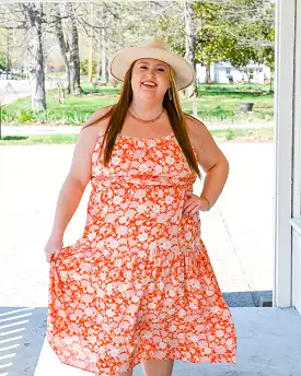 Spring In My Step Midi Dress