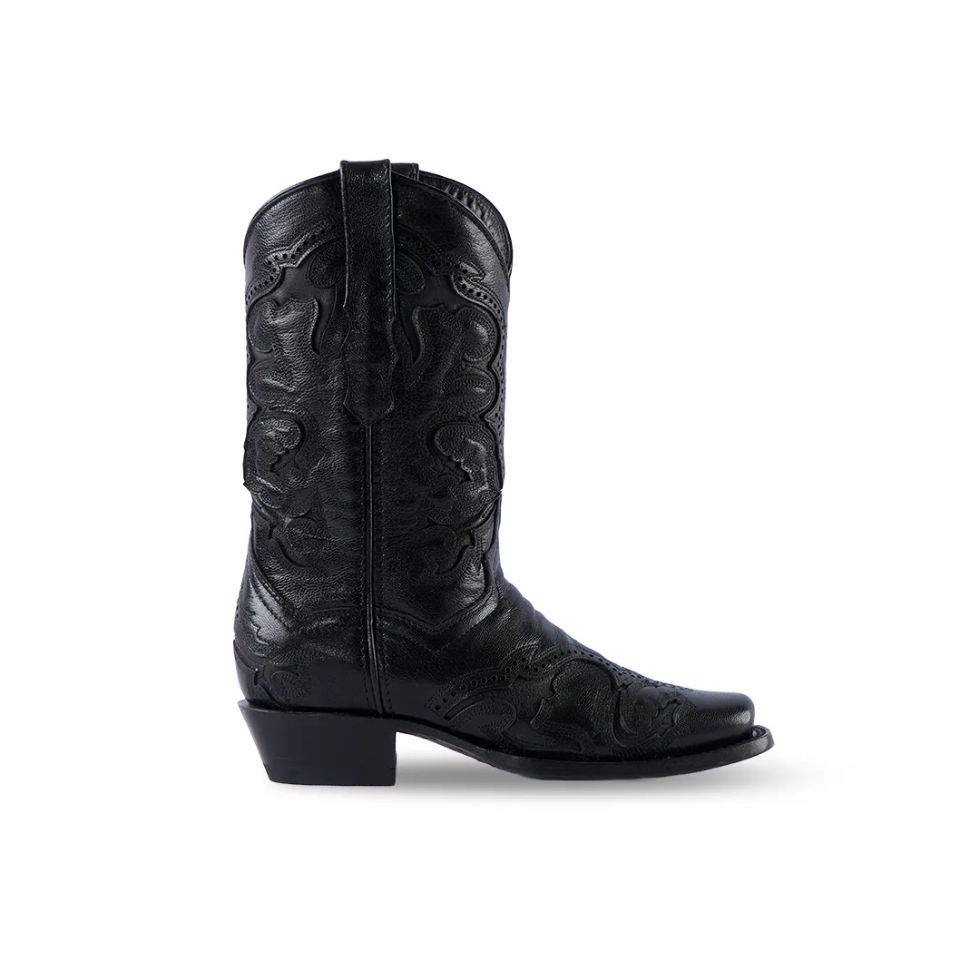 Texas Country Womens Western Boot Rush Black Frontier E716