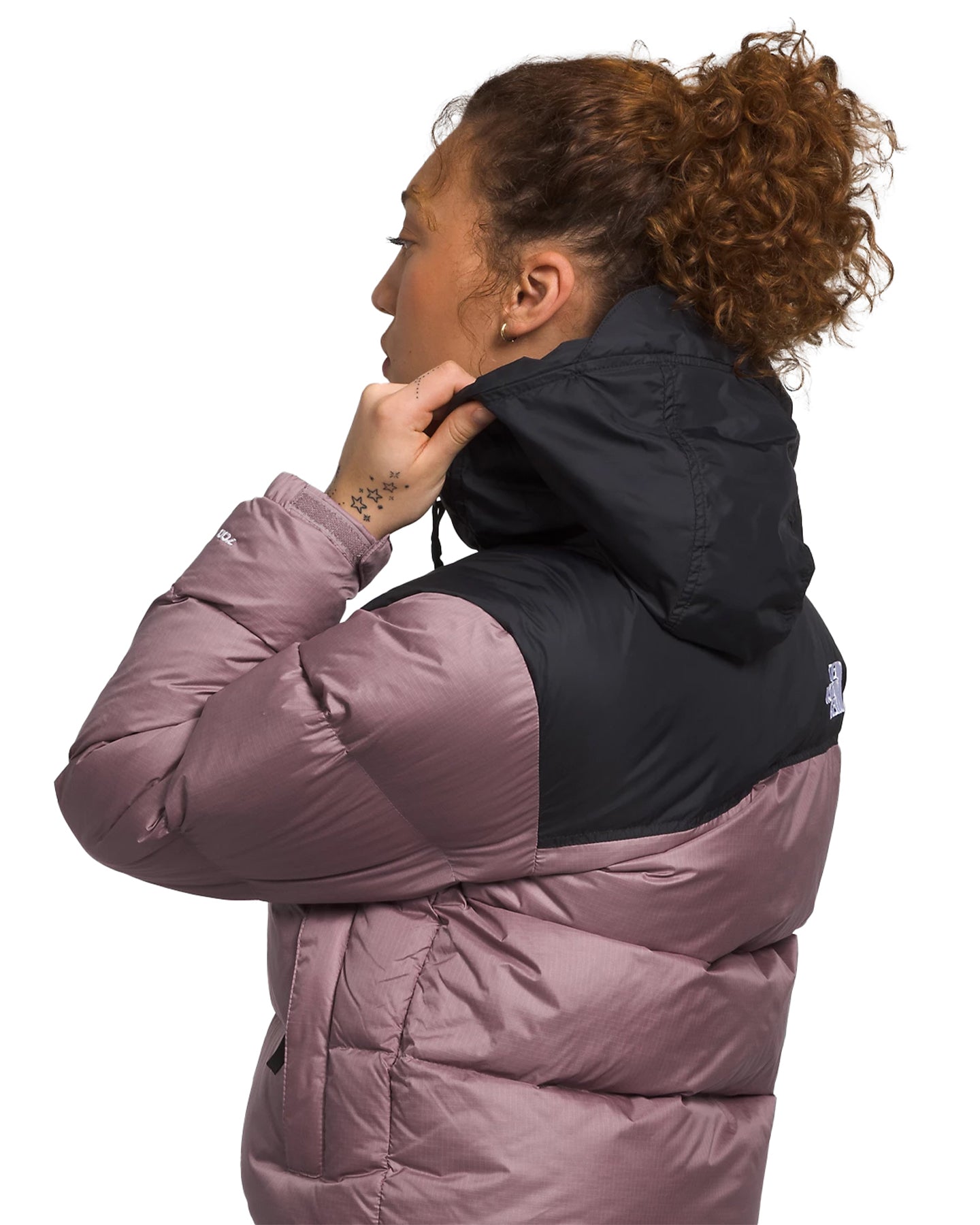 The North Face Women's 1996 Retro Nuptse Jacket - Fawn Grey / TNF Black