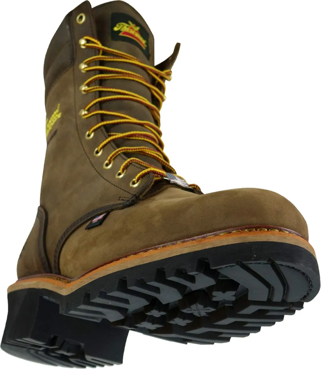 Thorogood Men's 9 Waterproof Logger Series Stud Horse Round Steel Toe Work Boot