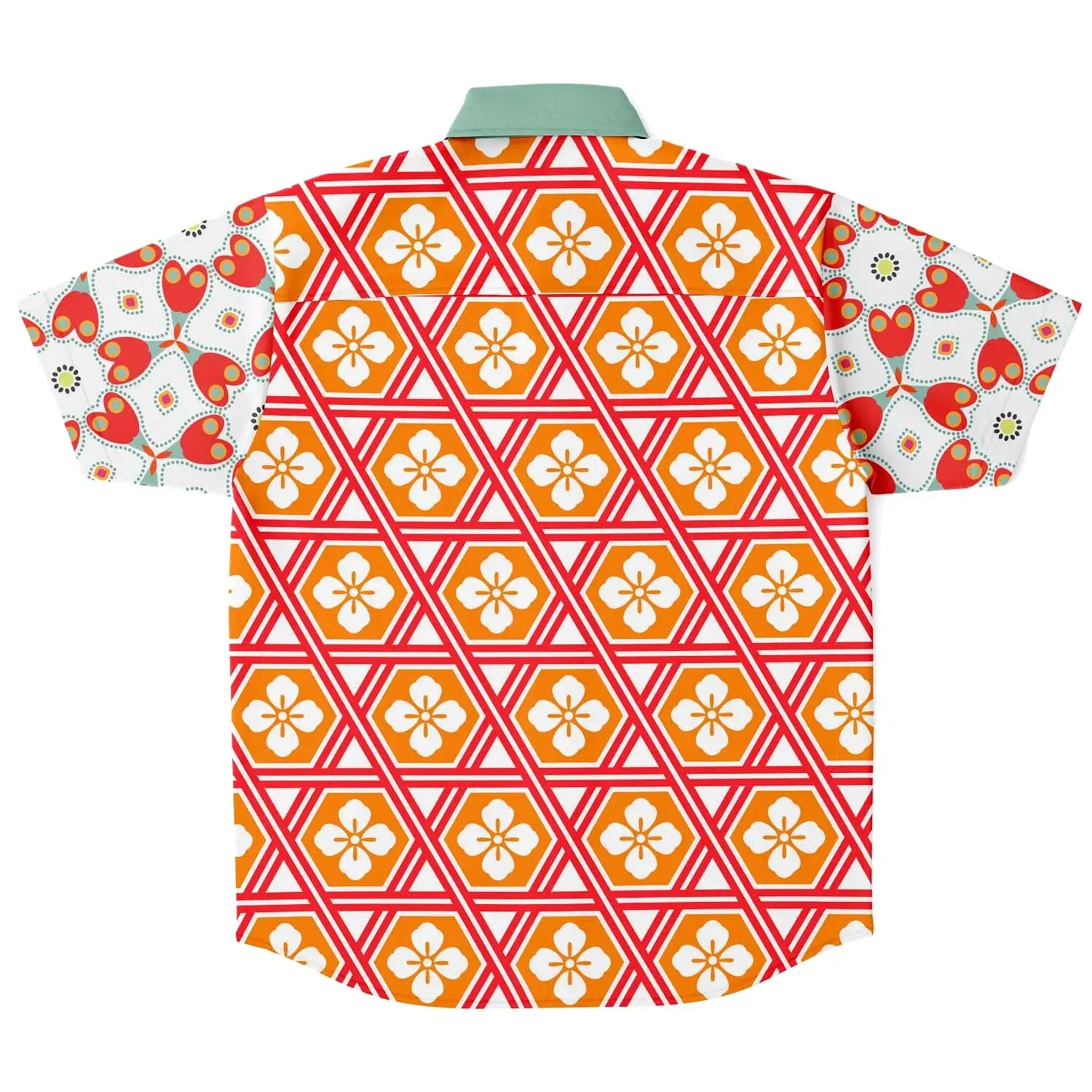 Tokyo Sunset Short Sleeve Button Down Shirt