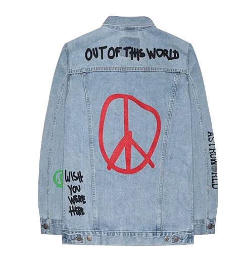 Travis Scott Astroworld Levis Denim Jacket