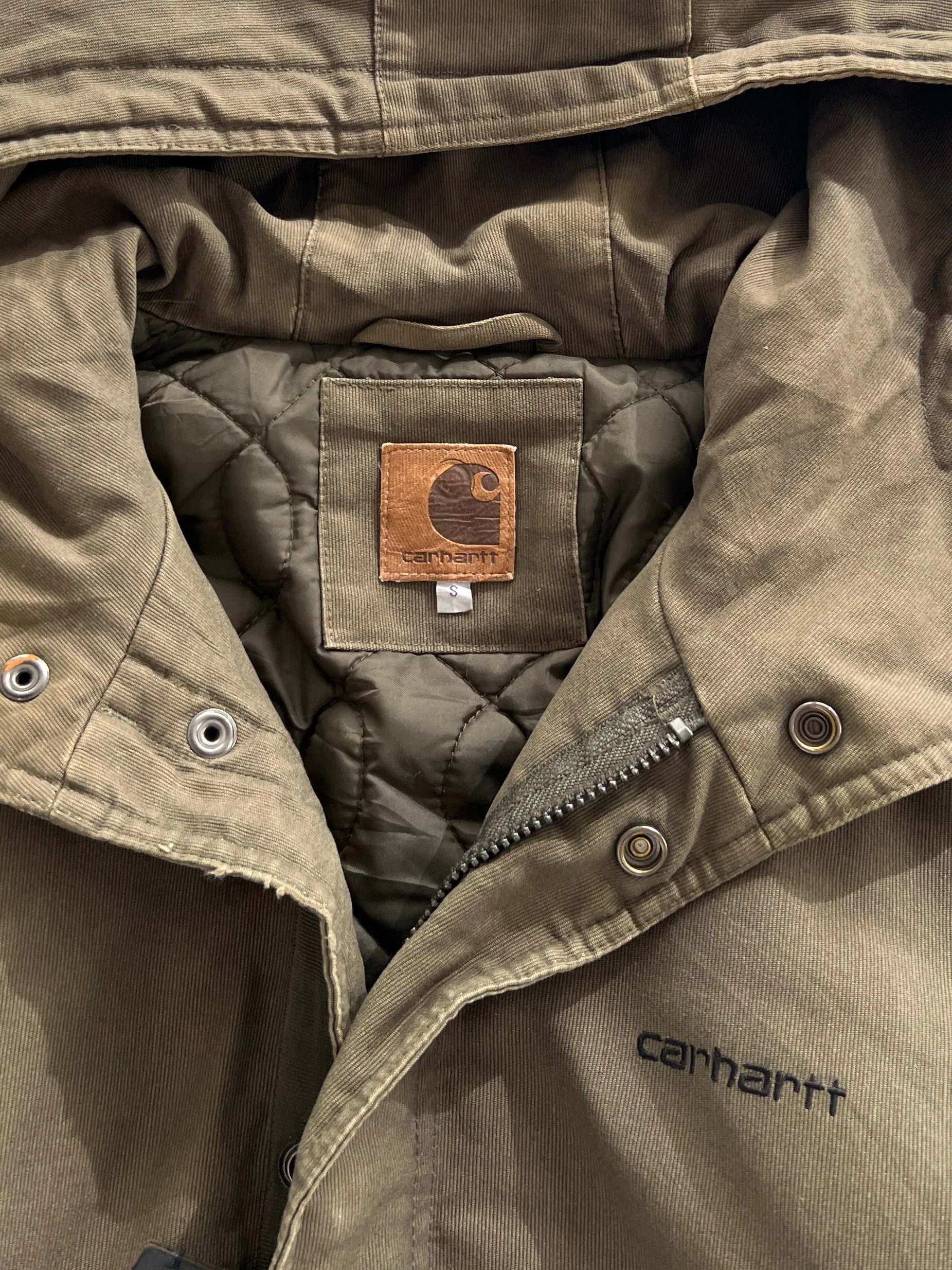 Vintage Carhartt fishtail parka jacket (S)