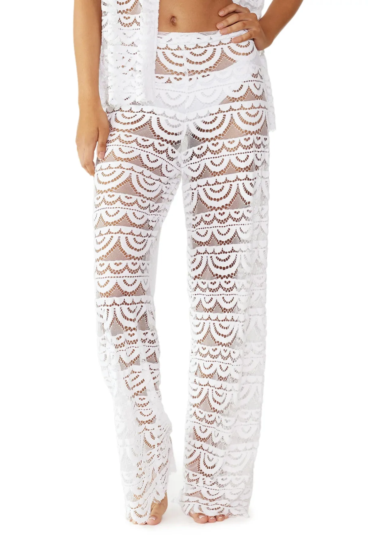 Water Lily Lace Cover Pants