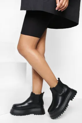 Wide Width Extreme Chunky Chelsea Ankle Boot