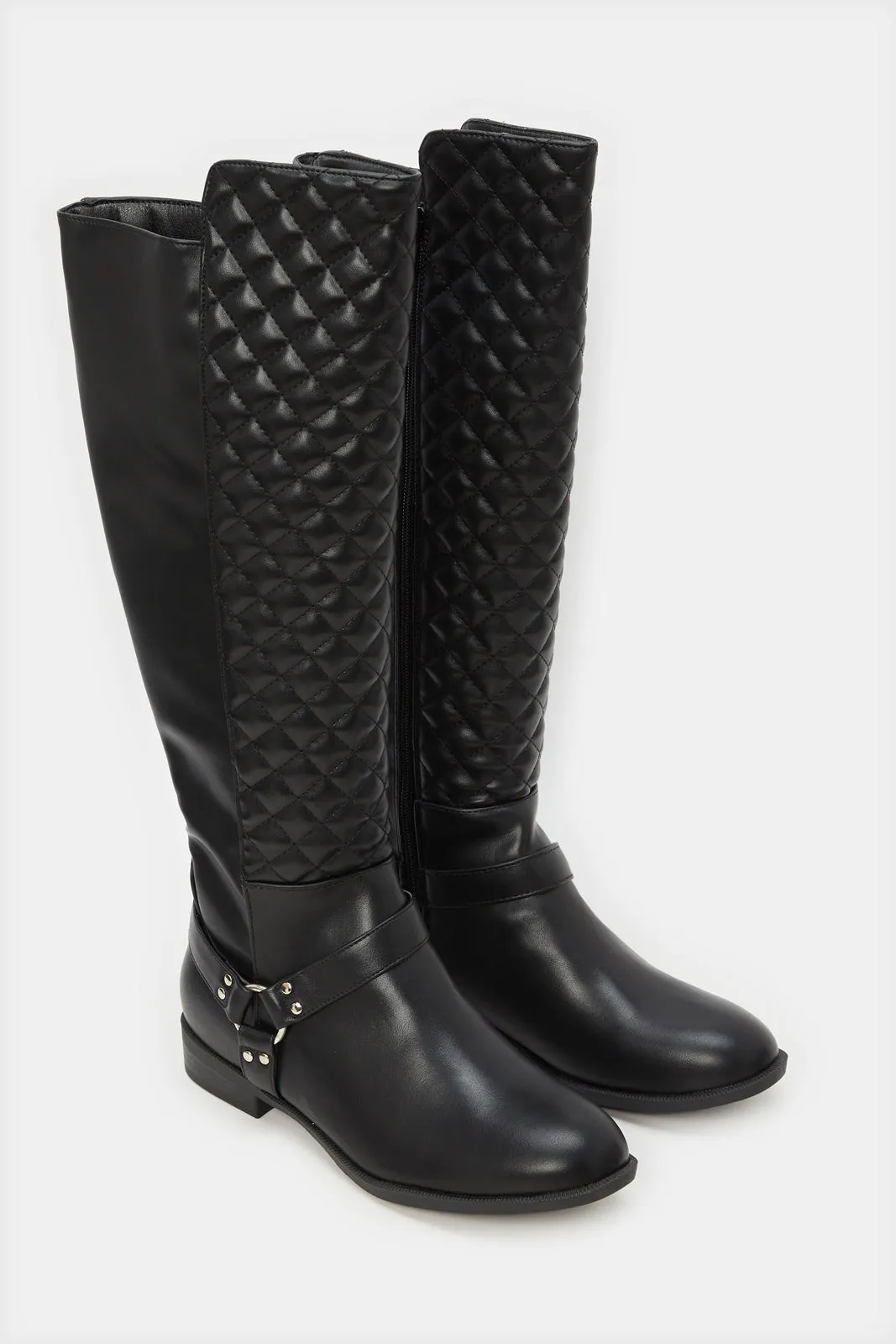 Women Black Embellished Boot