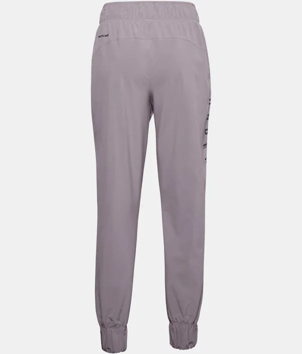 Women's UA Woven Branded Pants 1351883-585